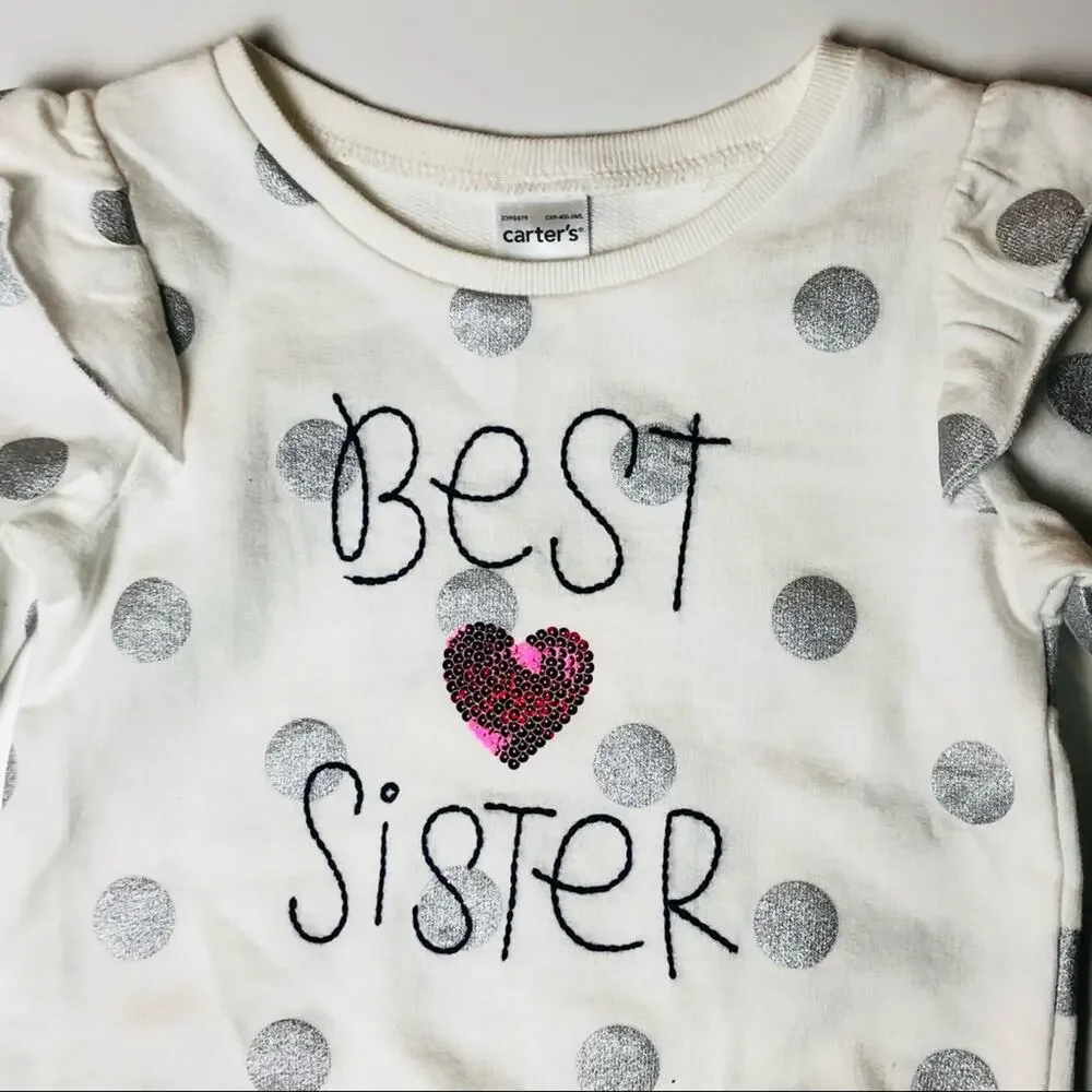 Carter’s Baby Girl Graphic Sweater  Sz 9m